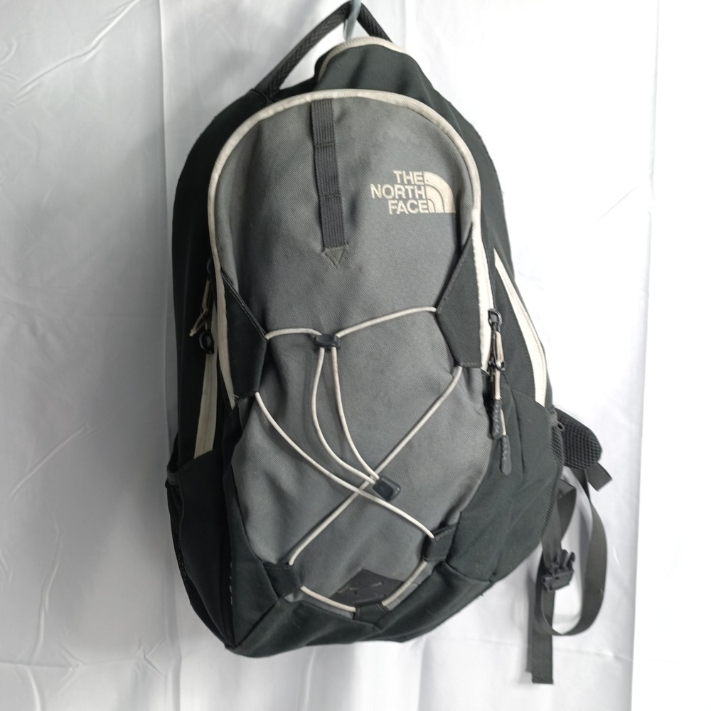 The North Face Jester Backpack Grey Black FlexVent School Daypack s9
